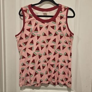 Hanna Anderson Tank Watermelon Print Sleeveless Tank Top Size XL